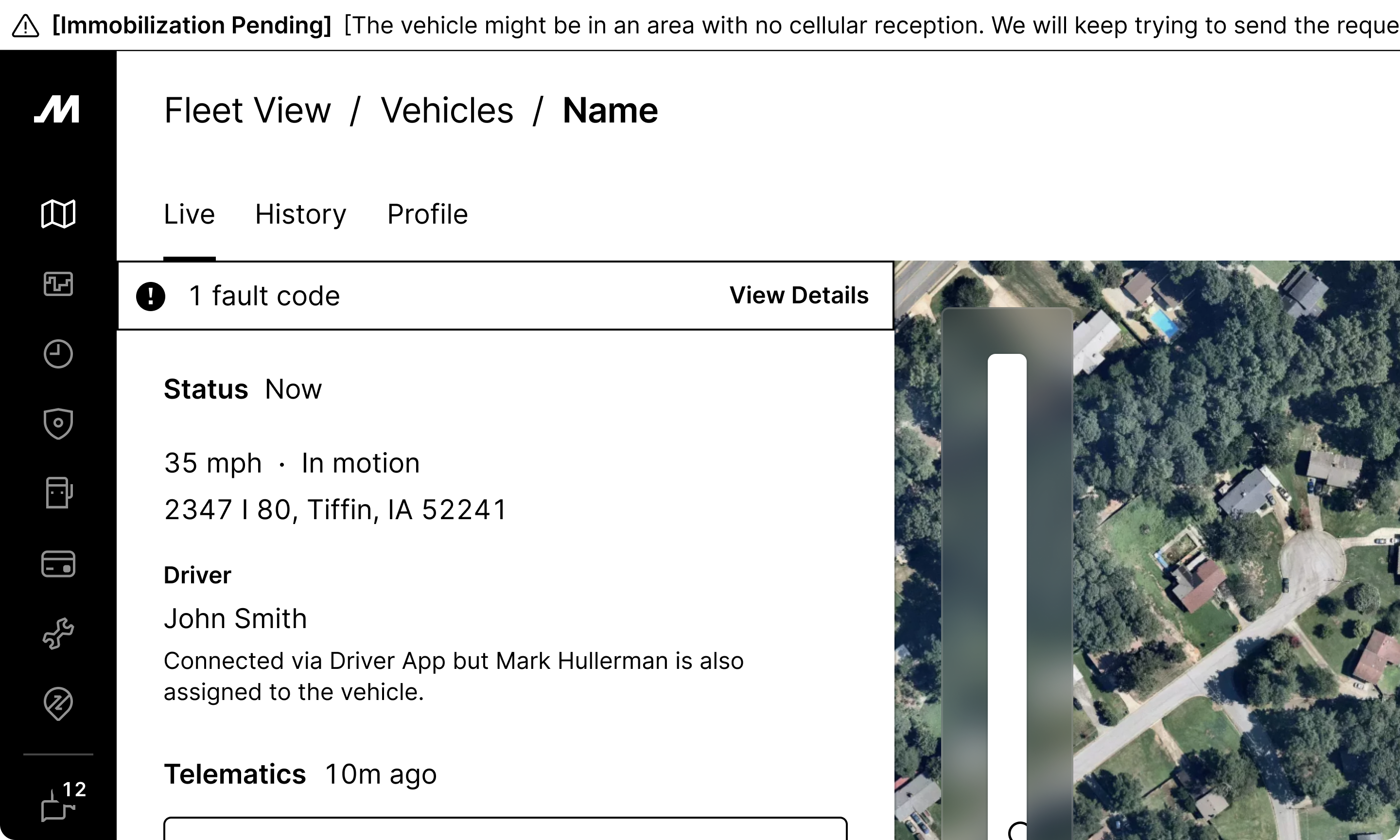 Final engine immobilizer interface